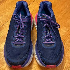 Hoka One One Bondi 5 Blue/Pink/Purple Women's Size 7.5